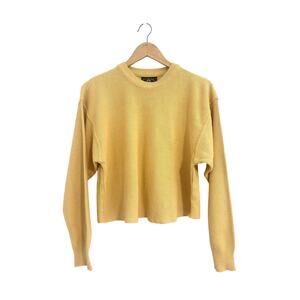 Navigare Yellow Lona Sleeve Top